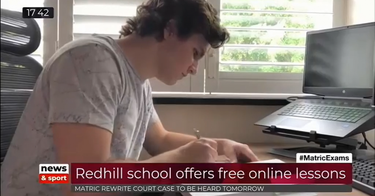 Exam rewrite: Redhill school offers online lessons for free