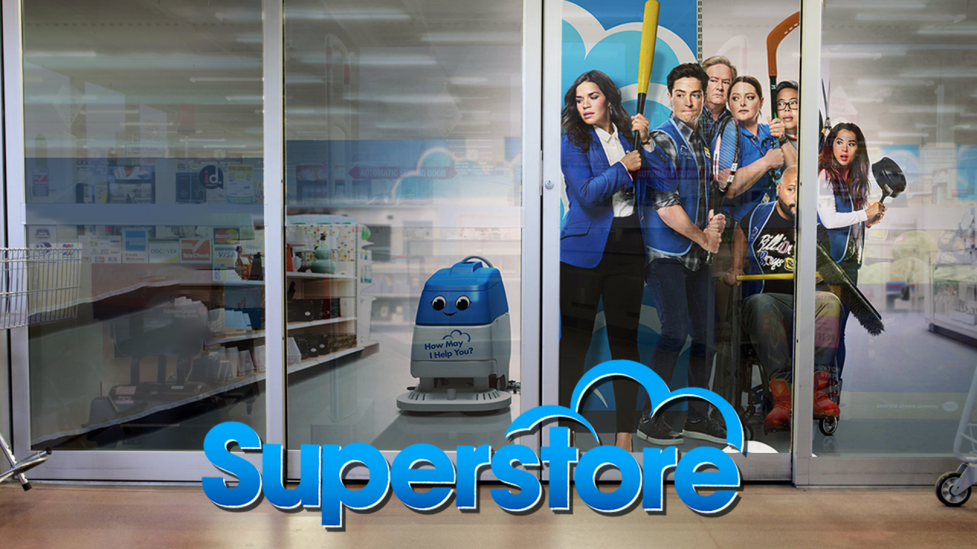 America ferrera ben feldman superstore hi-res stock photography