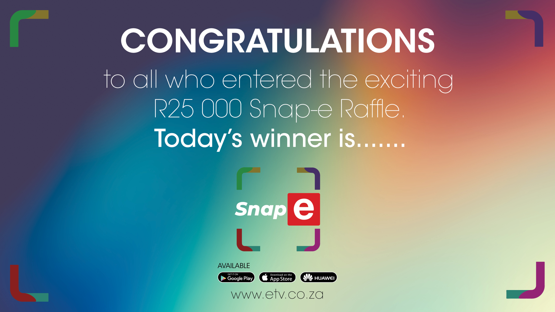 Snap-e winner