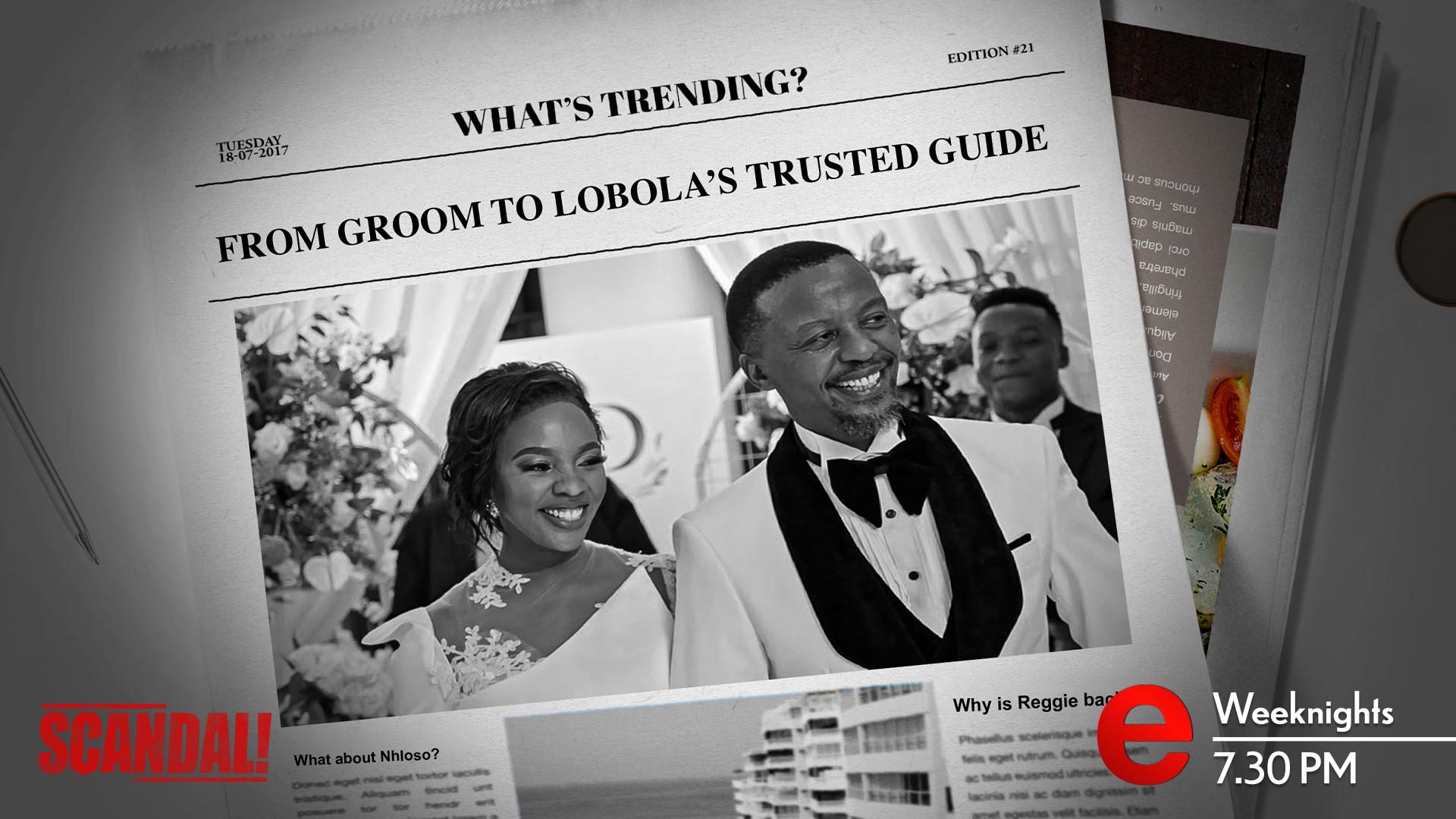 Reggie Pheko returns to Scandal!