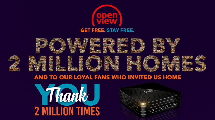 Openview 2 Million Activation